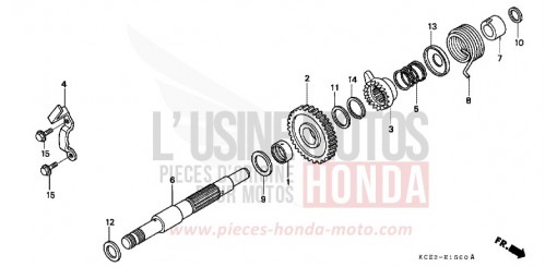 AXE DE KICKSTARTER XR250R2 de 2002